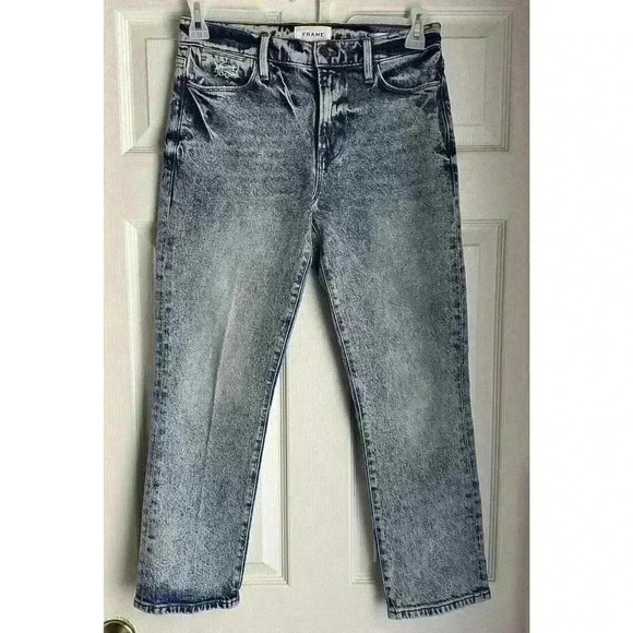 FRAME Le High Straight Jeans sz 27 - Picture 1 of 9